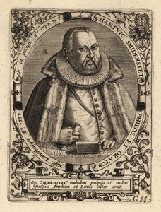 Hartwig Schmidenstedt, retórico alemão. de Theodore de Bry