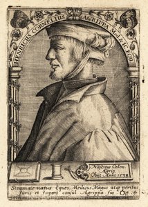 Heinrich Cornelius Agrippa von Nettesheim, polimata alemão. de Theodore de Bry