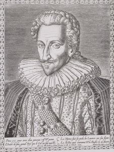 Henri IV (1553-1610) como rei de Navarra, 1589 de Theodore de Bry