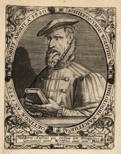 Hieronymus Wolf, historiador alemão de Theodore de Bry