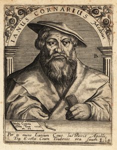 Janus Cornarius, humanista saxão, c1500-1558. de Theodore de Bry