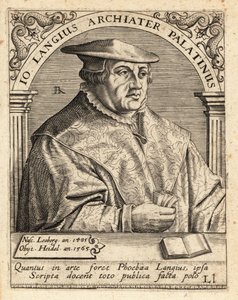 Johannes Lange, médico e cirurgião alemão de Theodore de Bry