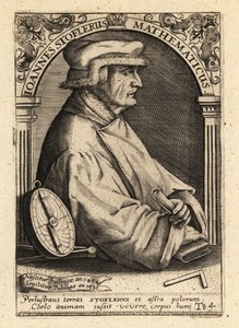 Johannes Stoffler, matemático alemão. de Theodore de Bry