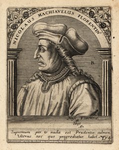 Maquiavel, diplomata italiano. de Theodore de Bry