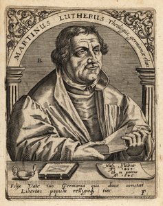 Martinho Lutero de Theodore de Bry