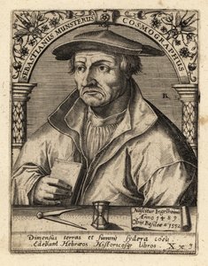 Sebastian Munster, cosmógrafo alemão. de Theodore de Bry