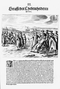 Definindo uma pontuação, 1606 de Theodore de Bry