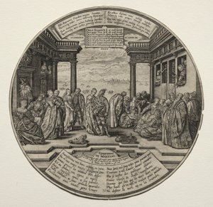 O baile veneziano. de Theodore de Bry