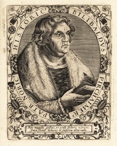 Willibald Pirckheimer, advogado alemão. de Theodore de Bry