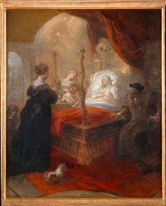 São Francisco de Paula profetizando um filho a Luísa de Saboia ...