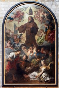 A Exaltação ou Glorificação de São Francisco de Paula, Theodoor Van Thulden