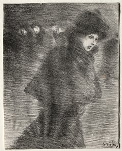 Uma mulher de passagem de Théophile Alexandre Steinlen