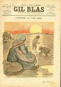Capa do "Gil Blas". de Théophile Alexandre Steinlen