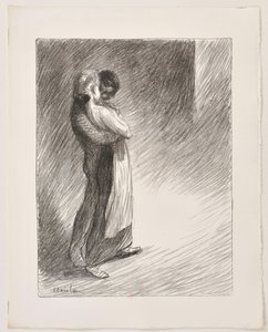 Idílio de subúrbio de Théophile Alexandre Steinlen