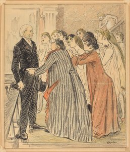 A aventura do velho deão de Théophile Alexandre Steinlen