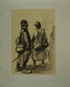 A hora da partida de Théophile Alexandre Steinlen