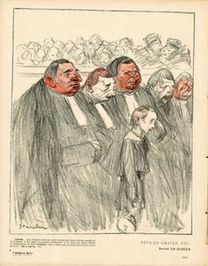 A Placa de Manteiga, número 357, Satirical in Colour de Théophile Alexandre Steinlen
