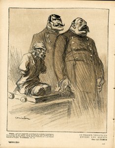 A Placa de Manteiga, número 357, de cor satírica de Théophile Alexandre Steinlen