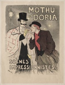 Mothu e Doria - Cenas impressionistas de Théophile Alexandre Steinlen