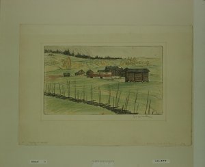[Paisagem da Noruega] de Théophile Alexandre Steinlen