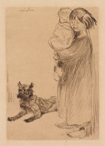 A irmã mais velha (La Grande Soeur) de Théophile Alexandre Steinlen
