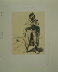 Um velho veterano (prova b) de Théophile Alexandre Steinlen