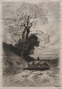 Retorno do rebanho, c. 1870.