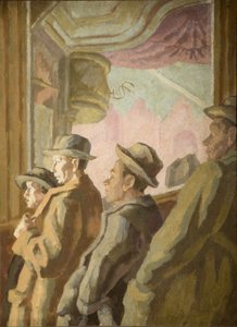 Audiência do Music Hall, 1945.