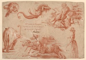 Página de rosto, de "IXe Cahier de Fragment" de Therèse Éléonore Lingée