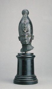 Cabeça do deus Osíris (bronze) de Third Intermediate Period Egyptian