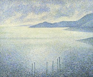 Cena costeira. Por volta de 1892 de Théo van Rysselberghe