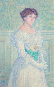 Retrato de Laure Flé, 1898. de Théo van Rysselberghe