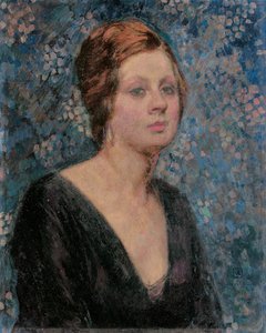 Retrato de Valentine Tessier, 1914 de Théo van Rysselberghe