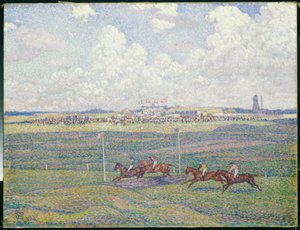 O Hipódromo de Boulogne-sur-Mer de Théo van Rysselberghe