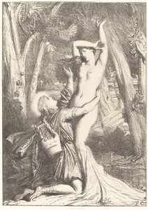 Apollon et Daphne de Théodore Chassériau