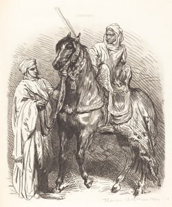 Montagem árabe de Théodore Chassériau