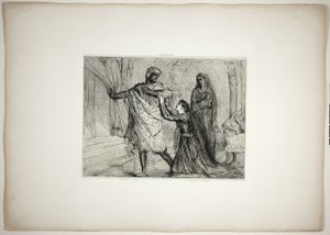 Away!, prato sete de Othello de Théodore Chassériau