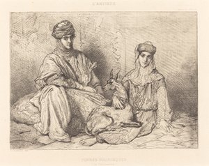 Mulheres Mouras de Constantino de Théodore Chassériau