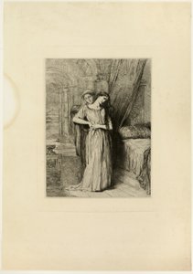 Se eu morrer antes de ti, prato oito de Otelo de Théodore Chassériau