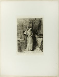 Se eu morrer antes de ti, prato oito de Otelo de Théodore Chassériau