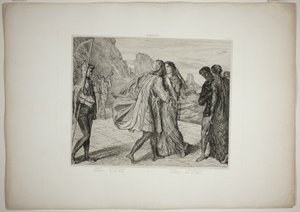 O My Fair Warrior!, prato cinco de Othello de Théodore Chassériau