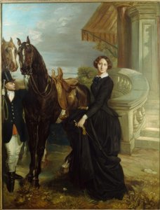 Retrato da Condessa de Ranchicourt de Théodore Chassériau