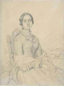 Retrato da Baronesa Chassériau de Théodore Chassériau