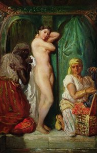 O banho no harém, 1849