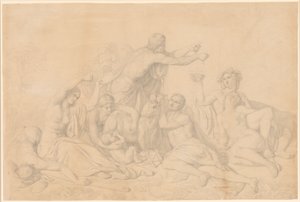A Enfermagem de Júpiter de Théodore Chassériau