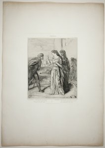 Portanto, sê alegre, Cássio, sexto prato de Otelo de Théodore Chassériau