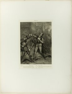Vilão, Tu Morres, prato dez de Otelo de Théodore Chassériau