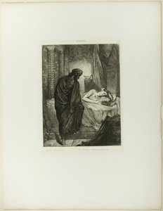 No entanto, ela deve morrer, prato onze de Otelo de Théodore Chassériau