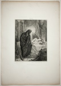 No entanto, ela deve morrer, prato onze de Otelo de Théodore Chassériau