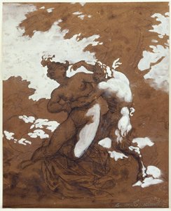 Sátiro e Ninfa de Theodore Gericault